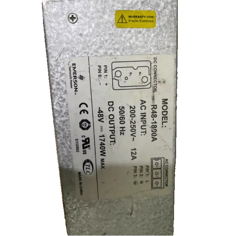 Emerson Rectifier Module Power Supply R48-1800A-High Quality 12-Month Warranty for Base Stations Wireless Coverage-boxintelecom