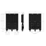 RF 150MHz Duplexer 154-164MHzRF Dual Band Combiner Duplexer With NF/SMAF