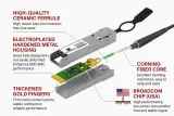 100G QSFP28 Active Optical Cable 850nm VCSEL MPO Interface AOC for Data Center and High-Sp