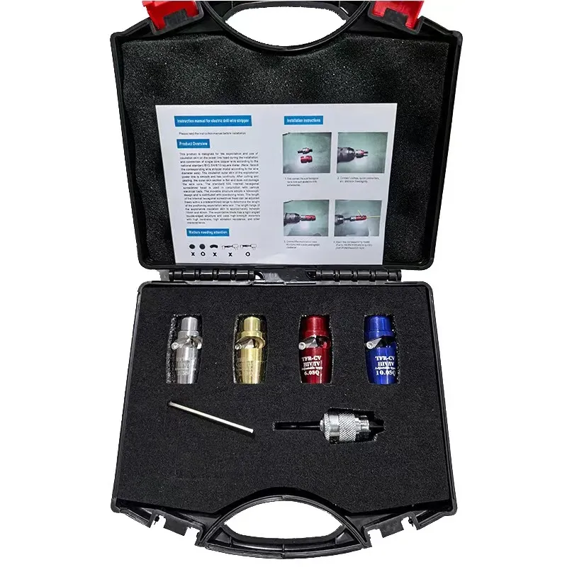 2024 New and Hot Sale APT Factory Price AWG Wire Stripper Use on Electric Drill Machine Tools-boxintelecom