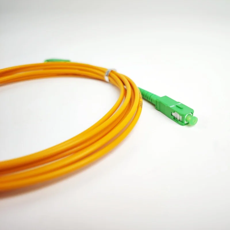Optical Fiber Optic Patch Cord Equipment SC/APC-SC/APC FTTH Single Mode 1M 2M 3M Fiber Jum