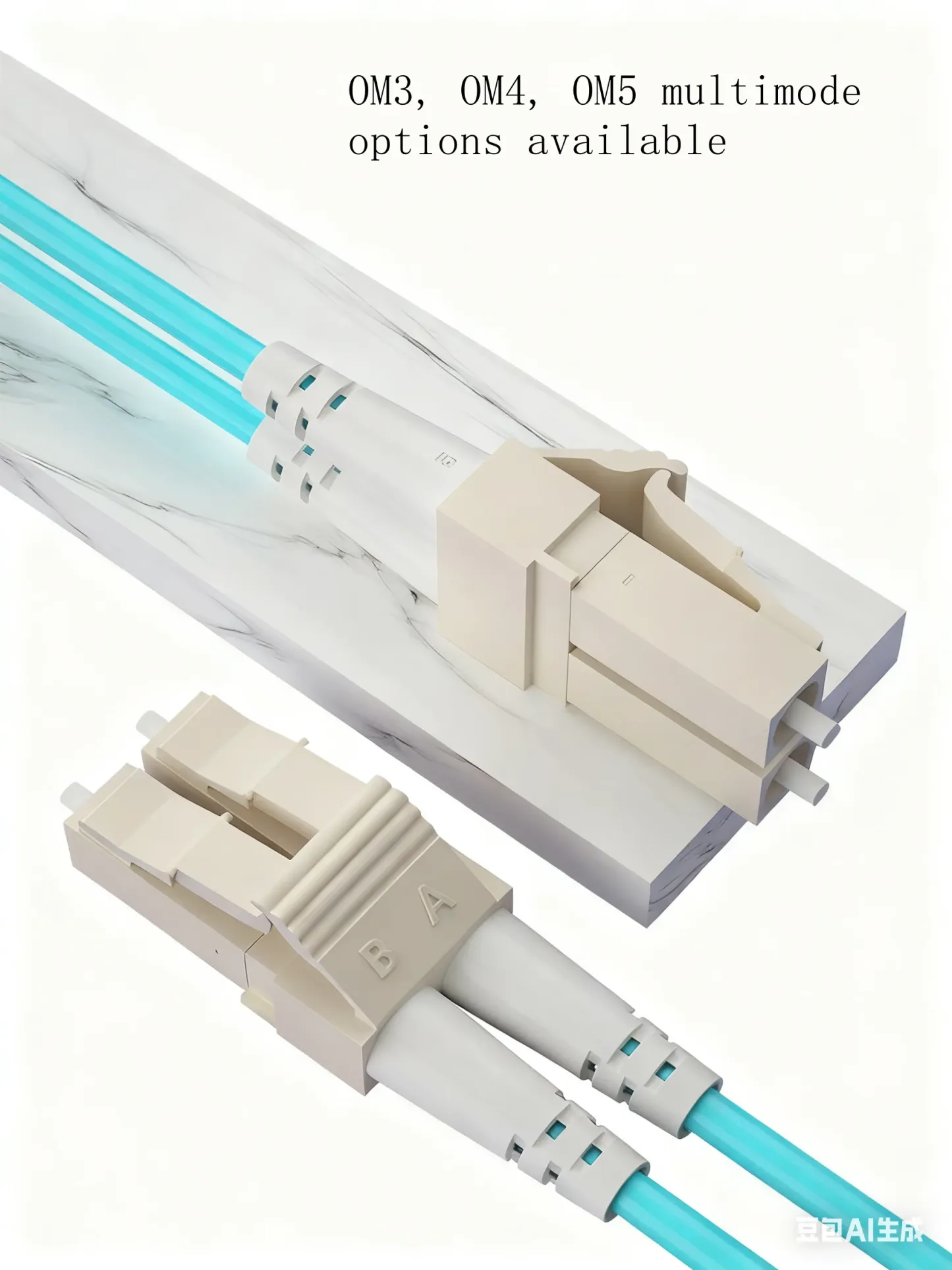 OM3/OM4 10G Multimode Fiber Patch Cable LC-LC/LC-SC/LC-FC/LC-ST Duplex Fiber Optic Jumper 