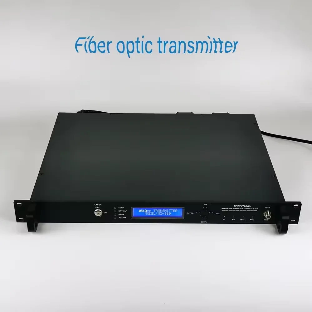 1550nm 10mW 10dBm Directly Modulation CATV Optical Transmitter with AGC and Dual Power Supply and Simple Network Management Func-boxintelecom
