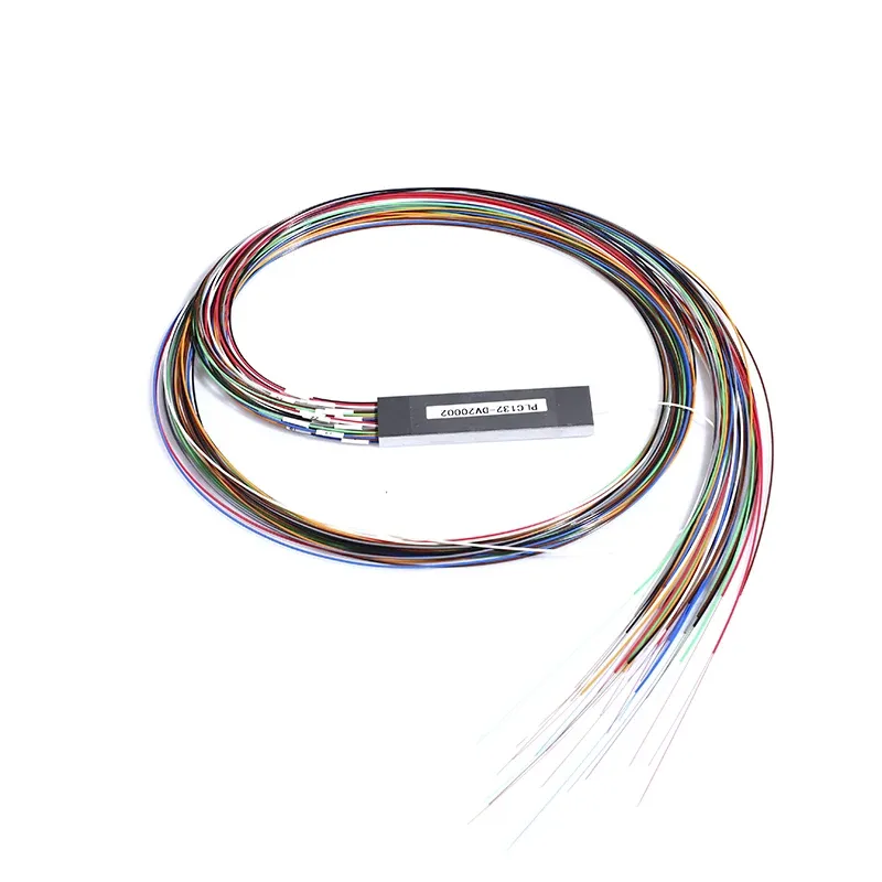 China Factory Supply 1*16 1*32 Mini Fiber Optic Stainless Steel Tube  PLC Splitter Without