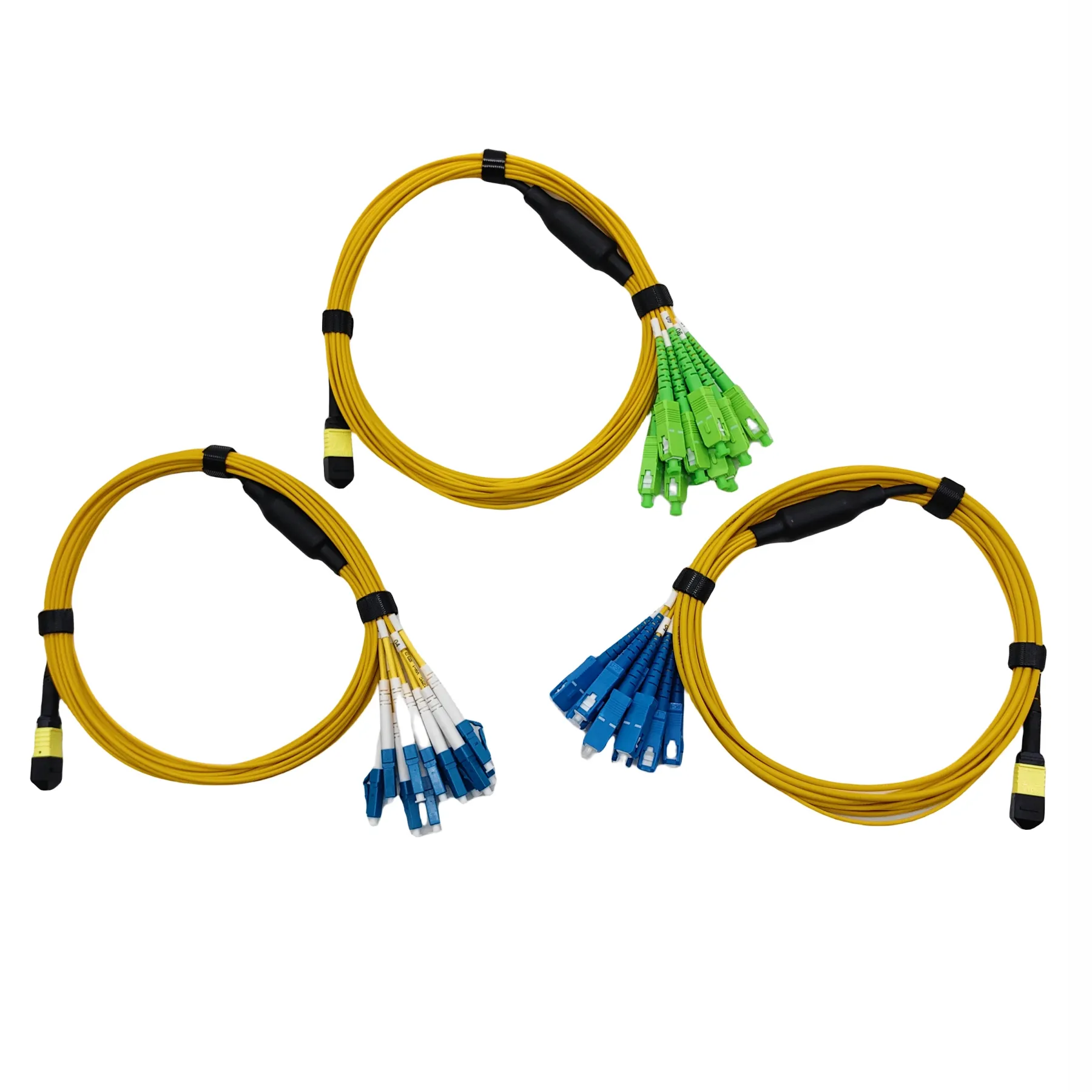 12Core Fanout Cable LC UPC SM Optic Equipment Fiber MPO APC to SC Patch Cord Hydra-boxintelecom
