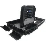 FTTH 16 Cores Black Splitter Distribution Box IP65 Waterproof Indoor/Outdoor Fiber Optic T