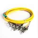 Fiber Optic Bundle Pigtails FCUPC Connector 12 Color 0.9mm SM FTTH Pigtail