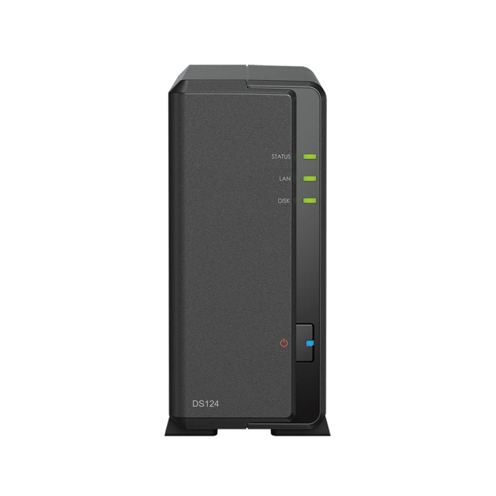 HOT Sale Stock Synology 1-Bay DiskStation DS124 Diskless Black Color NAS Server Storage 1