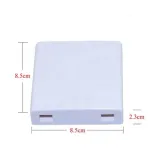 QD-APT Socket Fiber Ftth Box 2 Ports Desktop Wall Socket Terminal ABS Fiber Optic Junction
