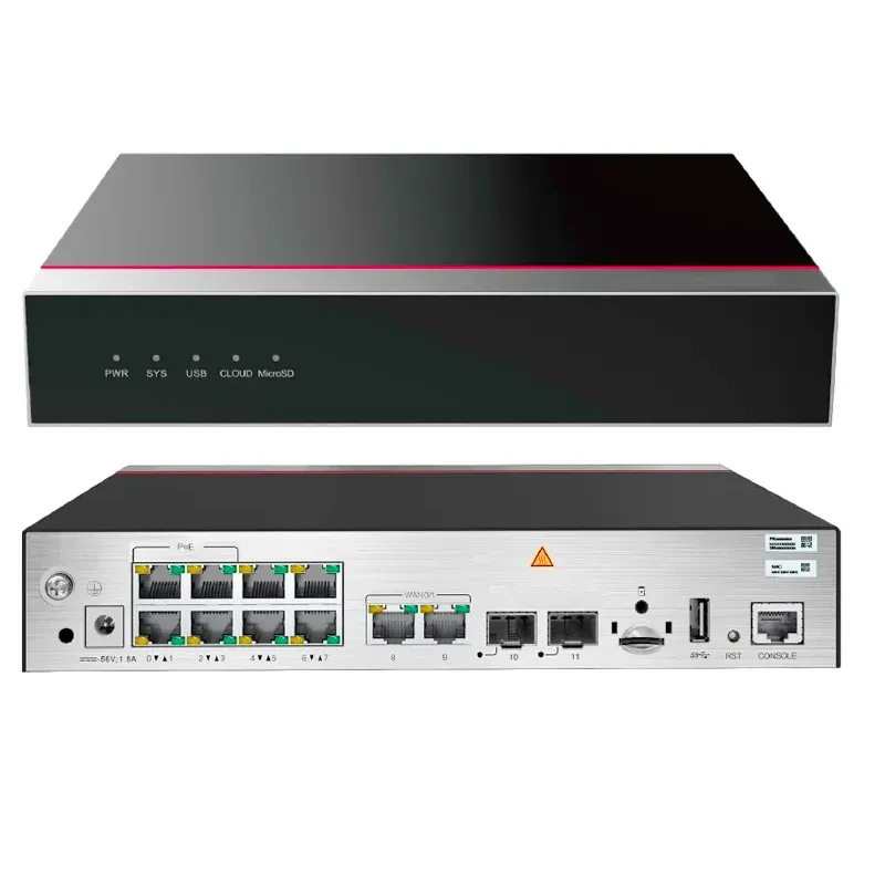HW USG6510E-POE-AC 02352CSC USG6000e Series 10*GE RJ45 + 2*GE SFP Enterprise Security Firewalls-boxintelecom