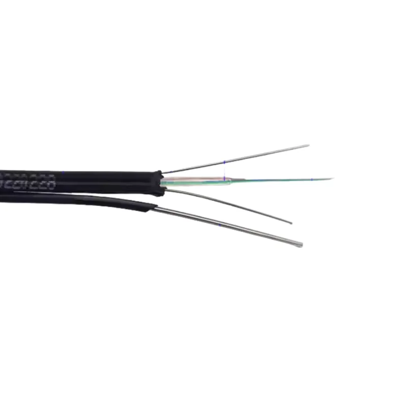 GJYXSCH 3.0*6.0mm Loose Tube Drop Cable Custom 1Km 10Km Outdoor 2 Core GJYXCH GJYXFCH FTTH Optical Fiber Fiber Optic Equipment-boxintelecom