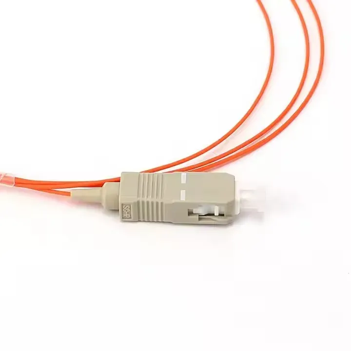 SC UPC OM2 62.5/125 Multimode Fiber Pigtail for FTTH Network Telecom Use