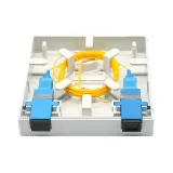 OEM FTTH 86-Type Leather Cable Fiber Optic Panel Dual Port SC Network Docking Box 4G Deskt