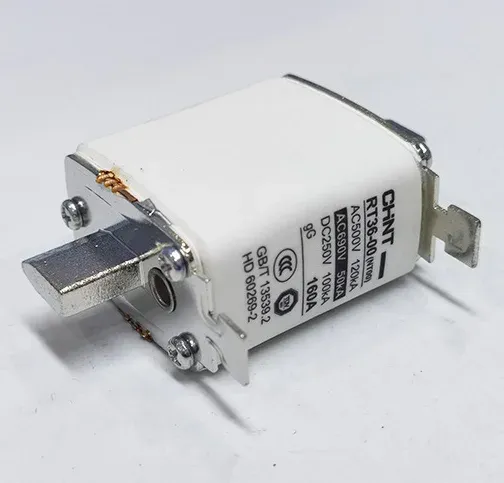 RT36-00 NT00 160A Knife Contact Fuse 690V AC High Breaking Capacity Industrial Fuse Protec