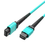 OM4 Micro Mini Short MPO Supplier Optical Fiber Round Cable Mpo Connector Patch Cord
