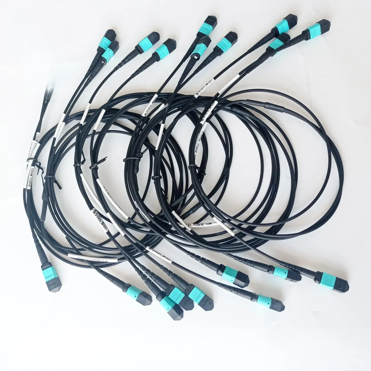 MPO/MTP Fiber Patch Cord 12/24 Core| Low Loss OM3/OM4/OS2 Trunk Cable| MPO to LC/SC Breakout