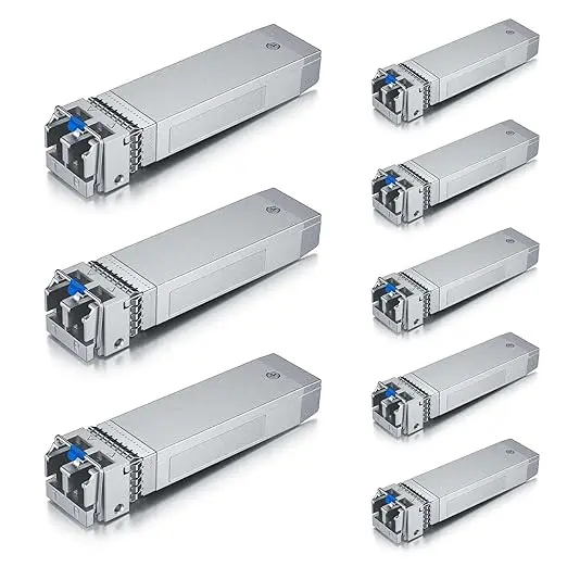 10G SFP+ LR Transceiver 1310nm SMF up to 10km LC Interface DDM Compatible with Switch/Medi
