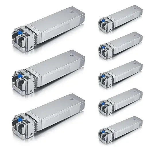 10G SFP+ LR Transceiver 1310nm SMF up to 10km LC Interface DDM Compatible with Switch/Medi