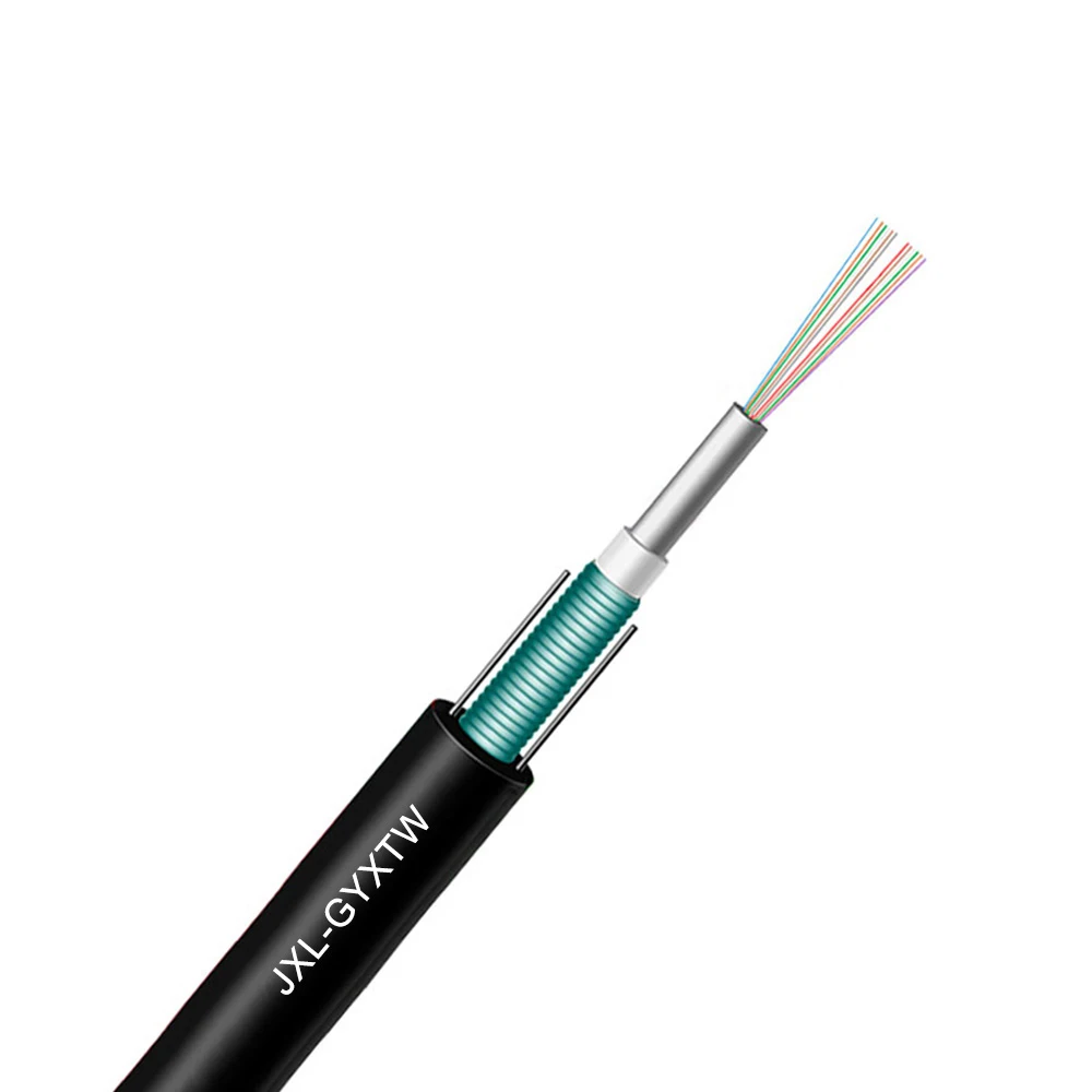 GYXTW Single-mode 4/6/8/12/24 Core Indoor Outdoor FRP Fiber Optic Cable-boxintelecom