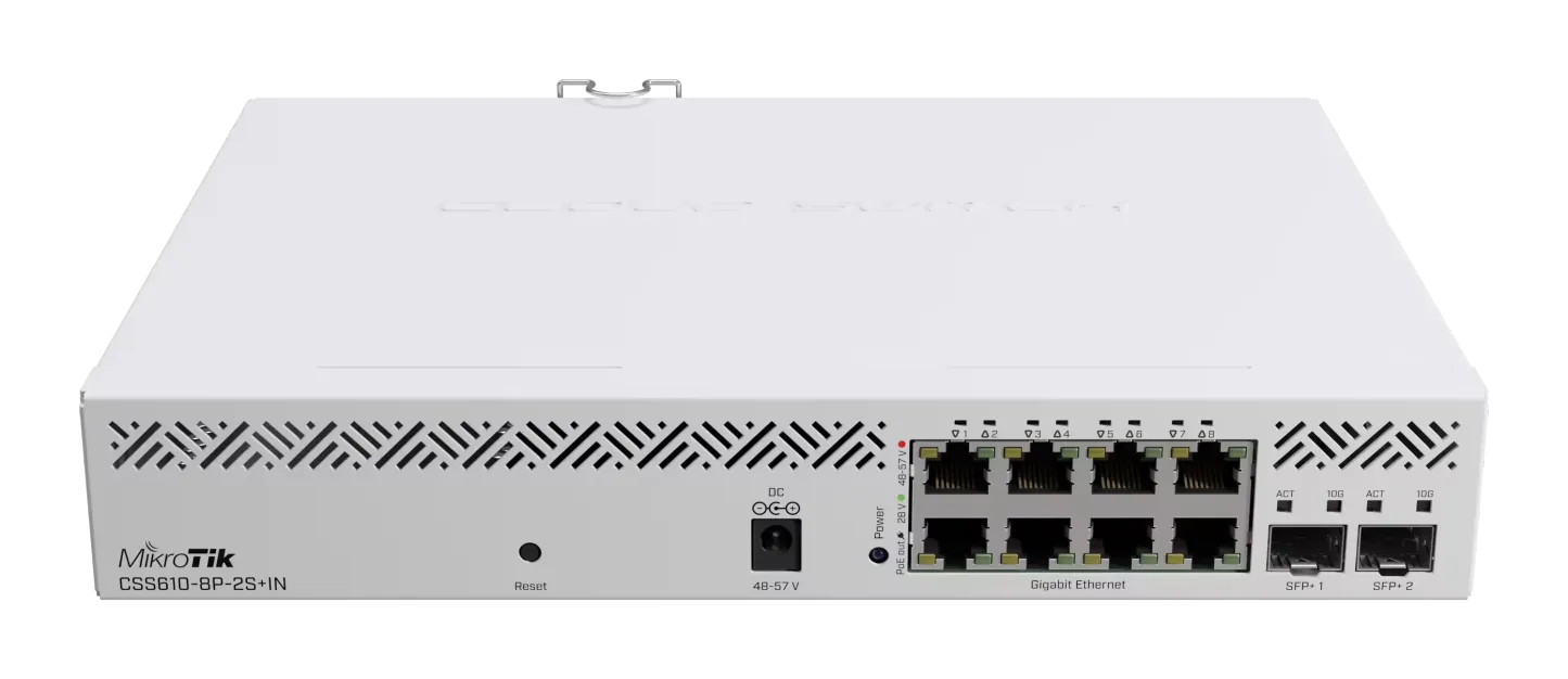 M IkroTik CSS610-8P-2S+IN 8xGb 2xSFP+ PoE Cloud Smart Switch-boxintelecom