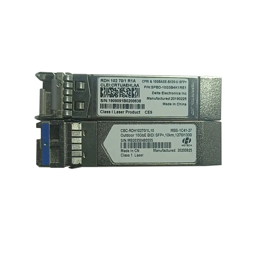 CPRI&10GBASE-BX20-U SFP Optical Transceiver Module With 850nm LC Connector RDH 102 70/1-boxintelecom