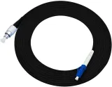 Outdoor Simplex 9/125 SM Fiber Optic Cable Jumper 100ft 30m LC-LC Optical Patch Cord Singl