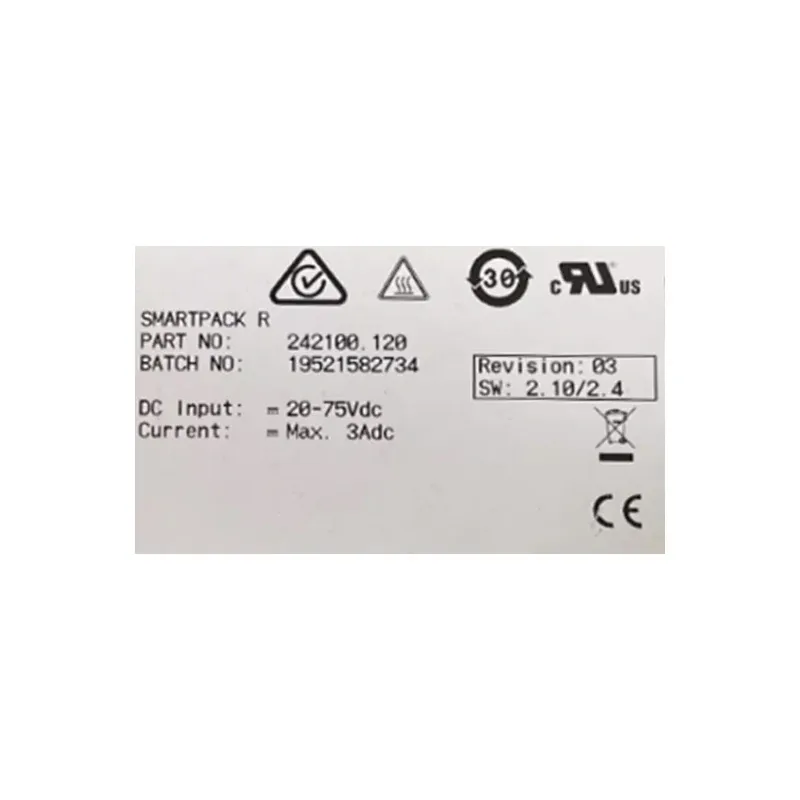 SMARTPACK R 242100.120 Telecom Power System Control Module Rectifier Module Control Unit 242100.510 242100.501-boxintelecom