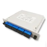 Cassette Type FTTH 1*8 Fiber PLC Splitter Lgx Splitter Cassette Box Lgx Type Sc/Upc 1X8 PL