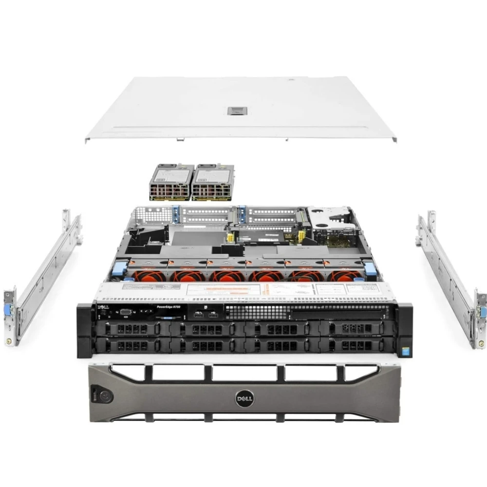 Wholesale Used Dell Poweredege R730 2 Socket 2U Rack Server with High Processor Performanc