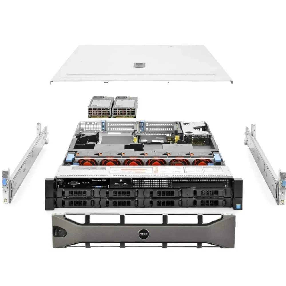 Wholesale Used Dell Poweredege R730 2 Socket 2U Rack Server with High Processor Performanc