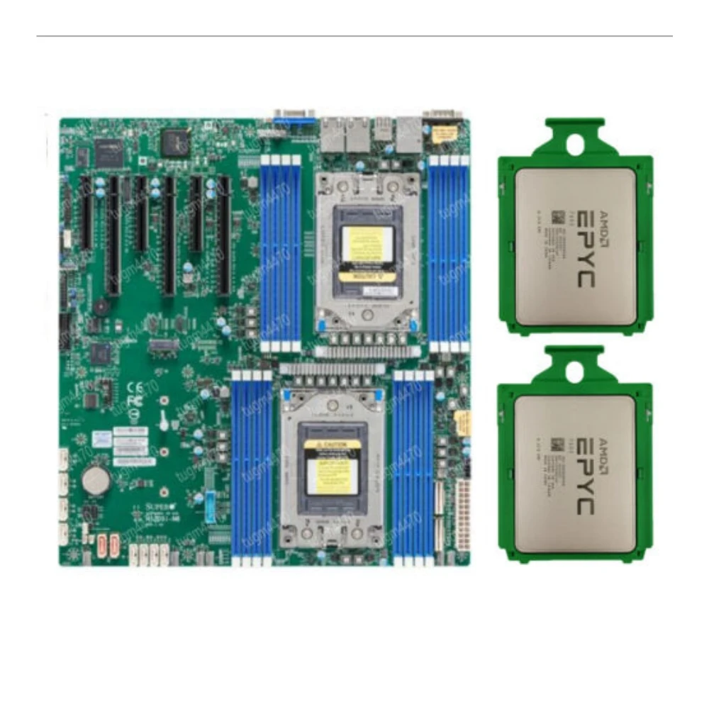 Hot Sale Used SUPERMICRO MBD-H12DSI-N6-O EATX Motherboard AMD EPYC Processor Stock Server