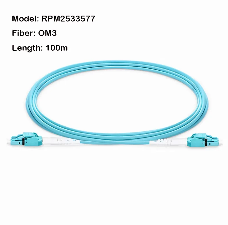 ERI RPM2533577 RRU Patch Cord LC-LC Multi-mode OM3 100m Fiber Optic Cable