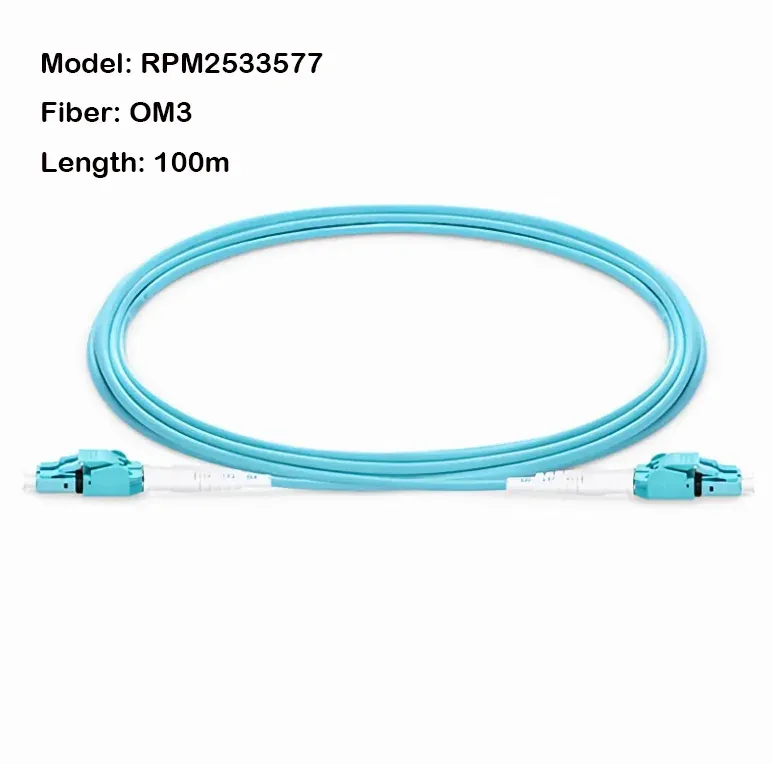 ERI RPM2533577 RRU Patch Cord LC-LC Multi-mode OM3 100m Fiber Optic Cable