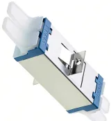 Telecom Grade E2000/UPC Duplex Fiber Optic Adapter Long Ear, Singlemode Fiber Coupler, ABS