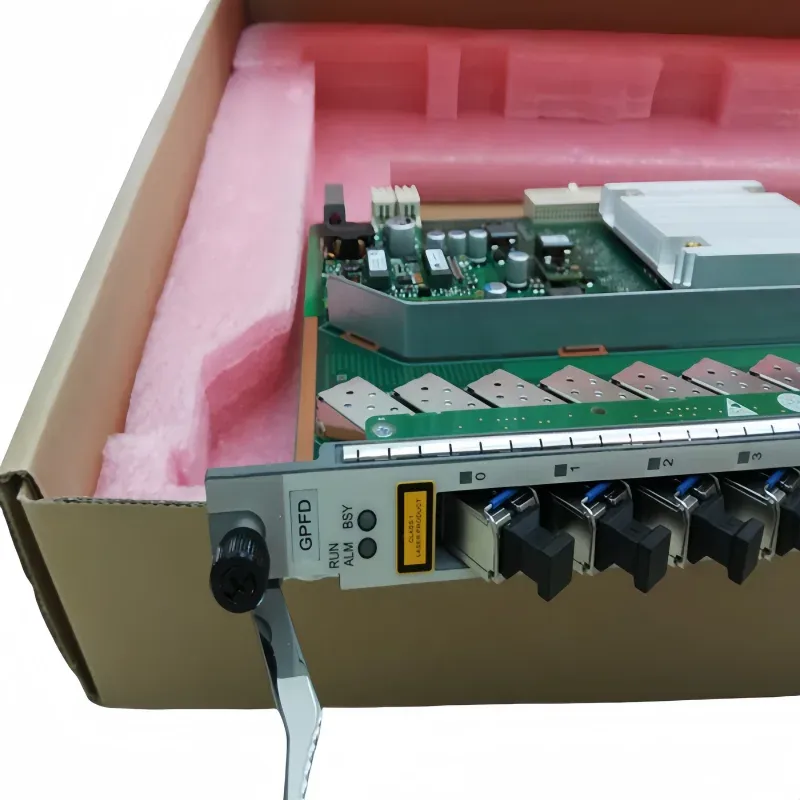 Muchen GPFD 16 Port Gpon Card with C++ SFP Module 1490/1310nm for Chassis MA5608T MA5683T 5680t GPON OLT Board-boxintelecom