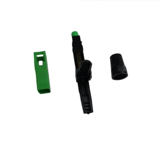 SC/APC Fiber Optic Fast Connector FTTH Cold Splice Quick Connector Telecom Grade