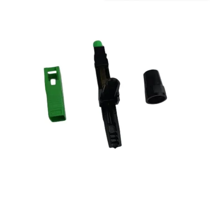 SC/APC Fiber Optic Fast Connector FTTH Cold Splice Quick Connector Telecom Grade