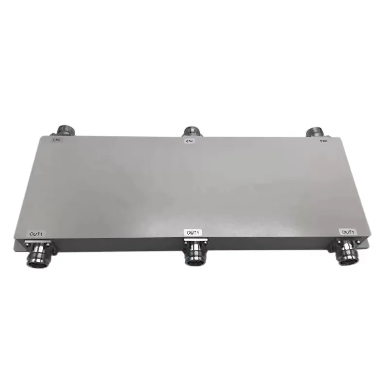 Low PIM  380-960MHz  3 in 3 Out Hybrid Combiner in Telecom Parts 4.3-10 Female Type