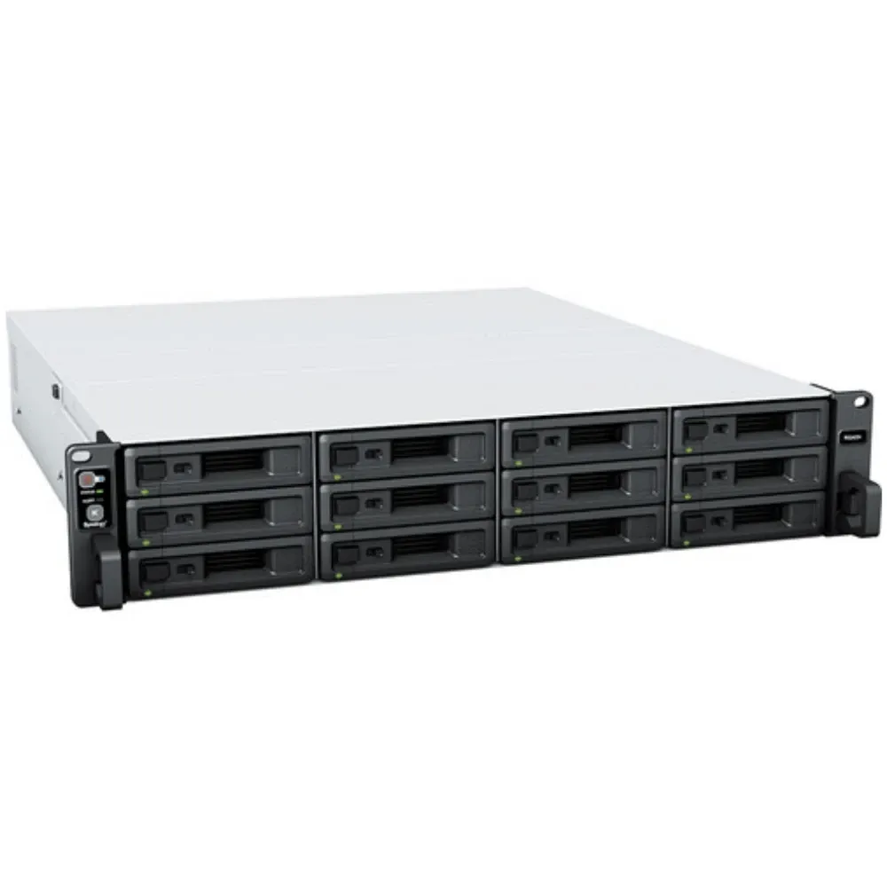 Faster and More Responsive Stock Synology 12-Bay RackStation RS2423+ Diskless NAS Server S