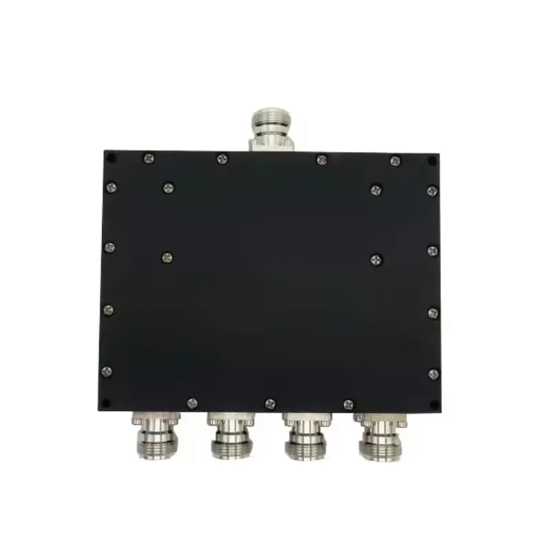 4G RF Components 698-2700MHz 4-way Wilkinson Power Splitter -160dBc Low PIM RF Power Divid