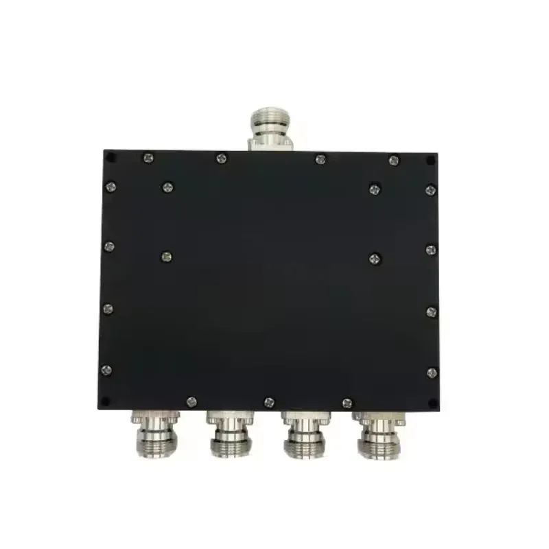 4G RF Components 698-2700MHz 4-way Wilkinson Power Splitter -160dBc Low PIM RF Power Divid