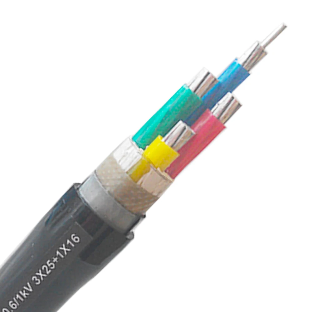 Low Voltage 0.6/1kV NAYY/NA2XY Aluminum Wire 45mm2 PVC/XLPE insulated PVC Sheath Power Cable jiangnan-boxintelecom