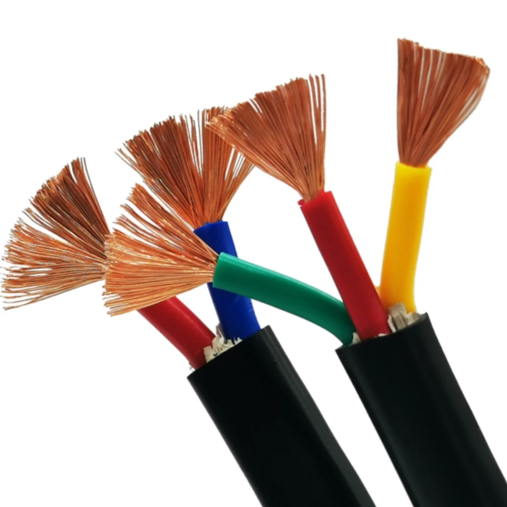 Jiangnan National Standard Copper Core Cable ZR-RVV2 3 45 Core 10 16 25 35 Square Sheath Wire Power-boxintelecom
