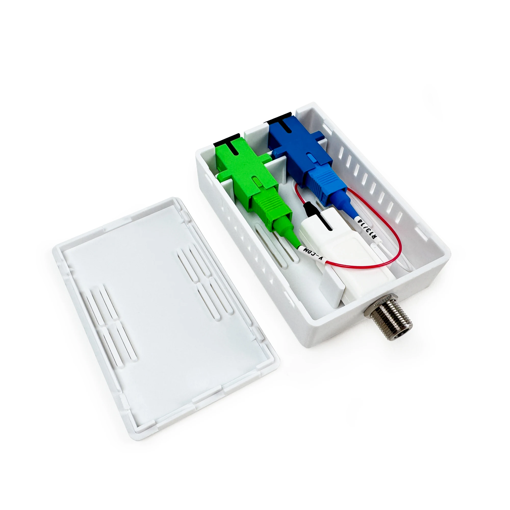 FTTH CATV Optical receiver with WDM  Passive Node   RF Signal Converter Fiber Optic Equipm