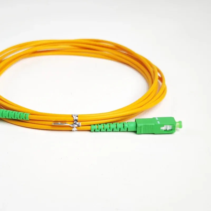 Optical Fiber Optic Patch Cord Equipment SC/APC-SC/APC FTTH Single Mode 1M 2M 3M Fiber Jum