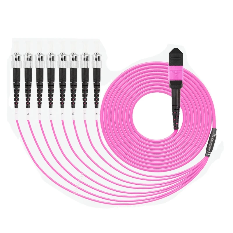 MPO/MTP OM3 OM4 LC UPC Jumper Fiber Optic Cable 8/12/16/24 Core for Data Center-boxintelecom