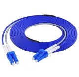 Armored Fiber Optic Patch Cord DLC-DLC UPC Uniboot Duplex OS2 OM3 OM4 LSZH Industrial Grad