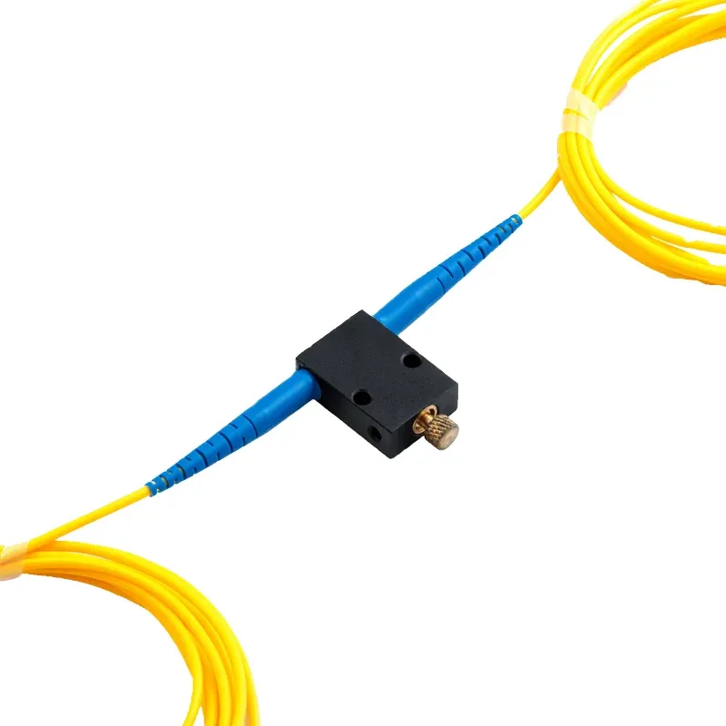 Carrier-Grade SC Fiber Optic Attenuator Online Manual Adjustable Optical Attenuation 0-60Db for WiFi Networks-boxintelecom