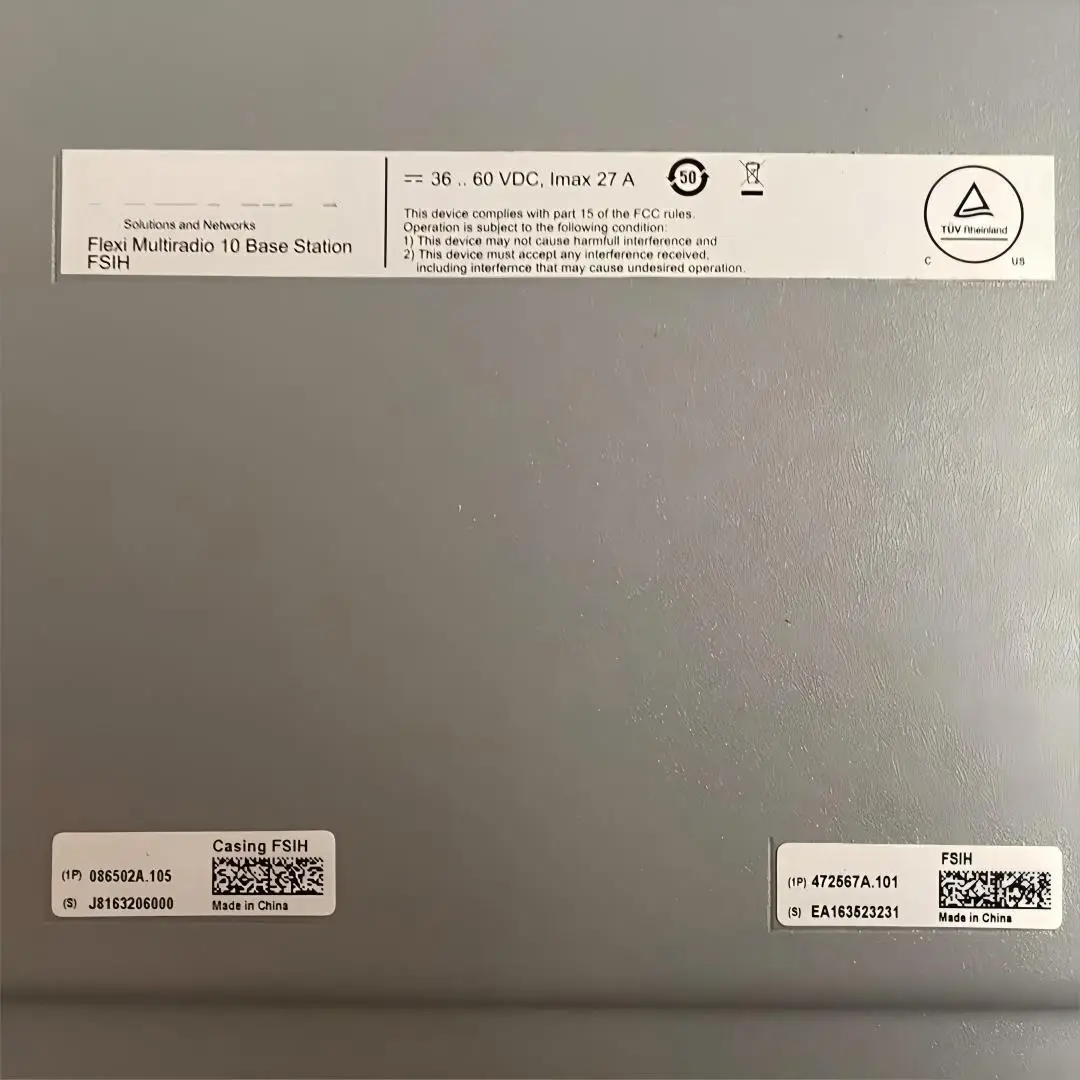 FSIH 472567A Flexi BTS System BBU Main Control Unit FSIH CORE 085570A Casing FSIH 086502A