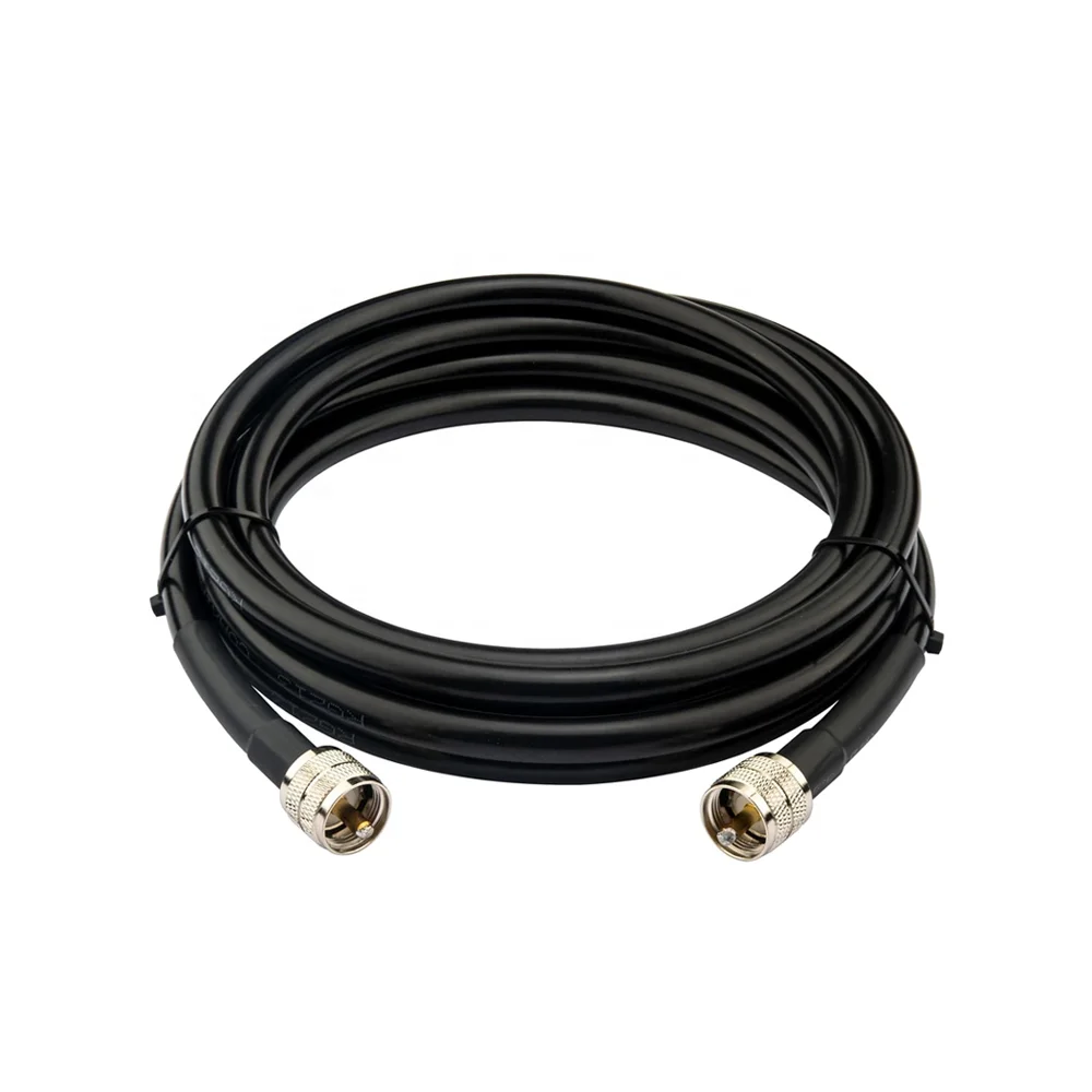 RF Coaxial Jumper Cable Assembly 50 Ohm RG213 UHF PL-259 Male to Male Low Loss RF Jumper Cables-boxintelecom